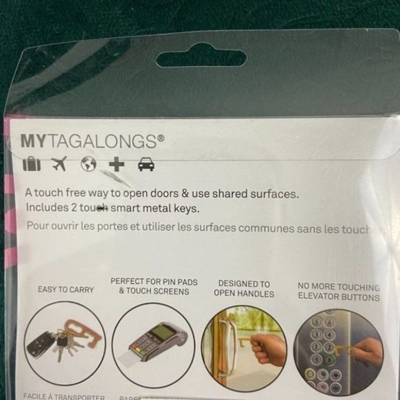 NWT MY TAGALONGS Touch Smart Metal Keys (2 Pack) - Picture 3 of 4